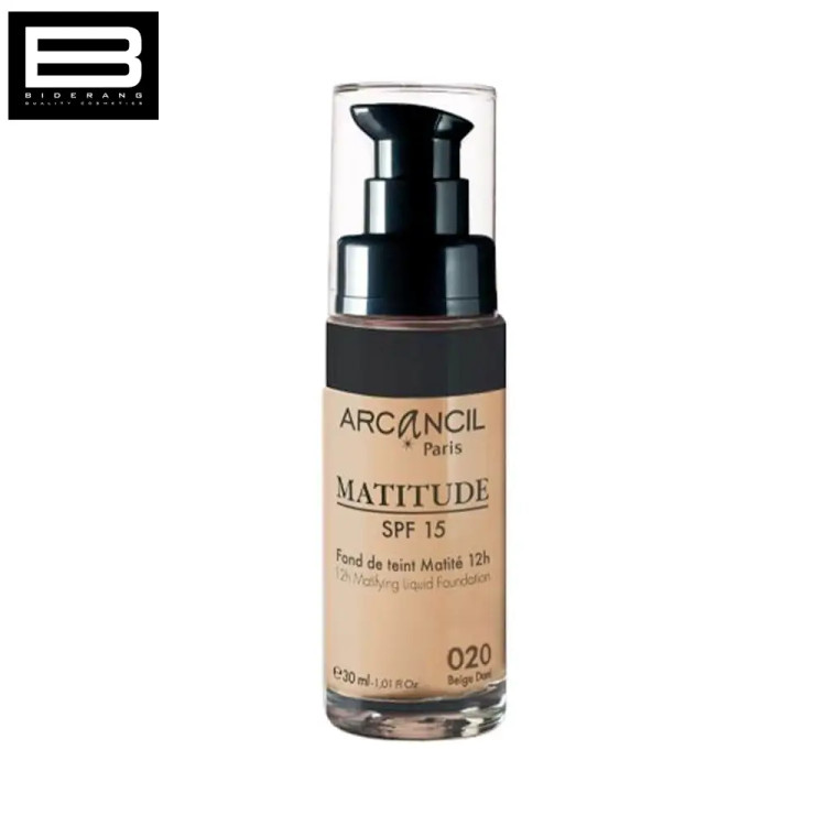 کرم پودر پوست چرب آرکانسیل مدل SPF15 MATITUDE حجم 30ml شماره 20 و 10