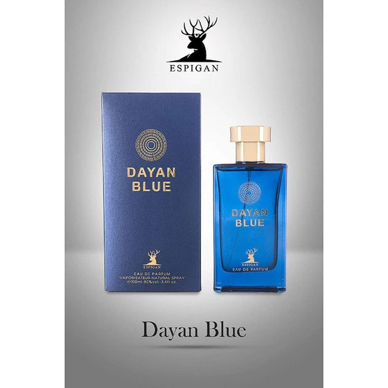 ادکلن مردانه اسپیگان Espigan مدل دایان بلو DAYAN BLUE حجم 100 میلی لیتر