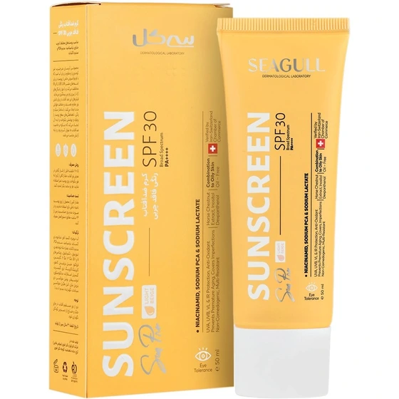 کرم ضد آفتاب رنگی سی گل SPF30 با عطر گل