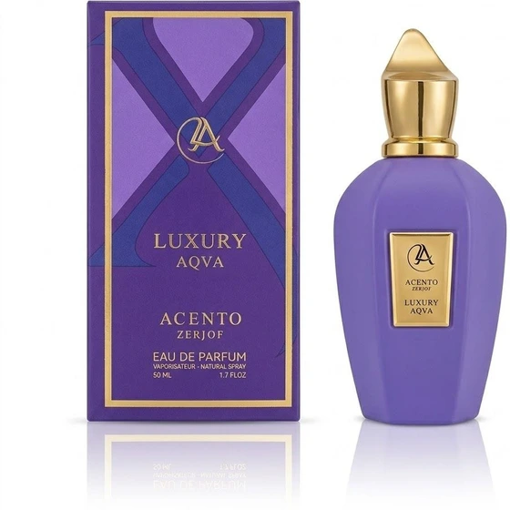 عطر ادوپرفیوم لاکچری آکوا مدل اکسنتو حجم ۵۰ میل خنک شیرین
